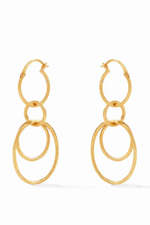 Simone 3-in-1 Earring Gold