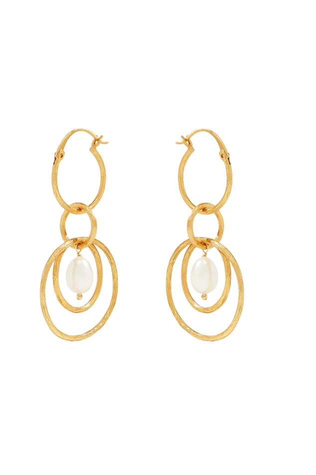 SIMONE 3-IN-1 PEARL EARRING