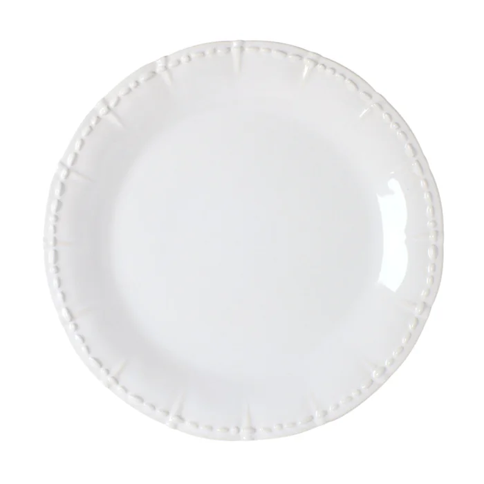 Skyros Designs Historia Dinner Plate, Paperwhite