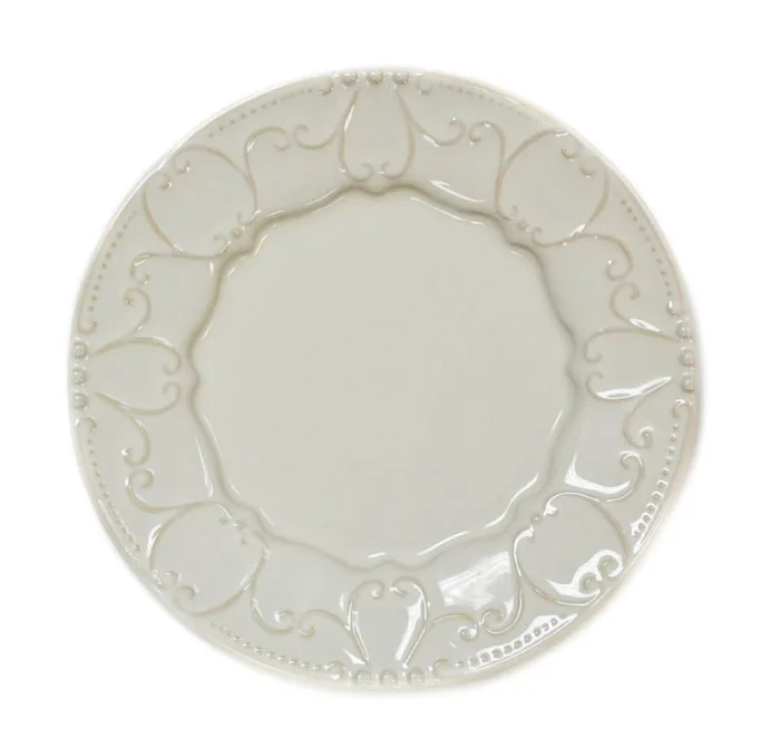 Skyros Designs Isabella Salad Plate, Ivory