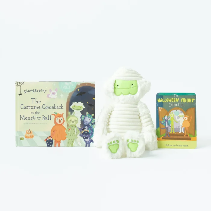 Slumberkins Bundle – Mummy Yeti & Costume Comeback Hardcover Book