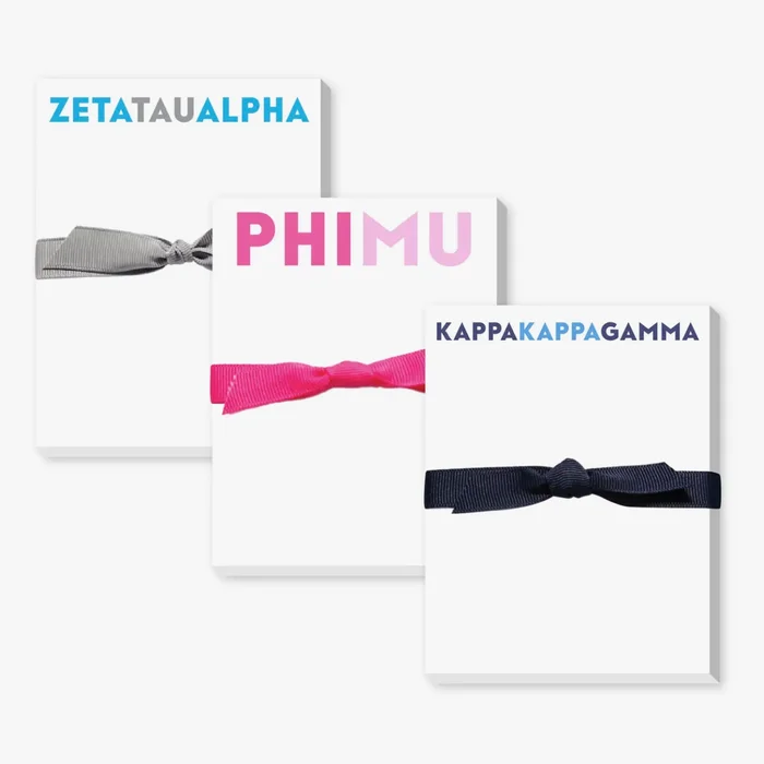 Sorority Mini Notepad