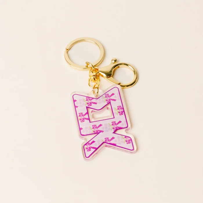Sorority Oh So Fancy Letter Acrylic Keychain: Sigma Kappa