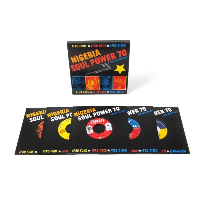Soul Jazz Records: Nigeria Soul Power 70 Vinyl 5×7″ Boxset (Record Store Day)