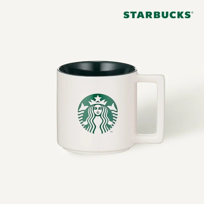 Starbucks Korea – Cream Siren Square Mug 355ml