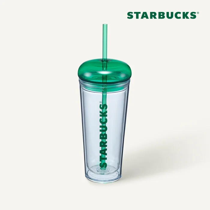 Starbucks Korea – Green Wordmark Foam Cold Cup 473ml