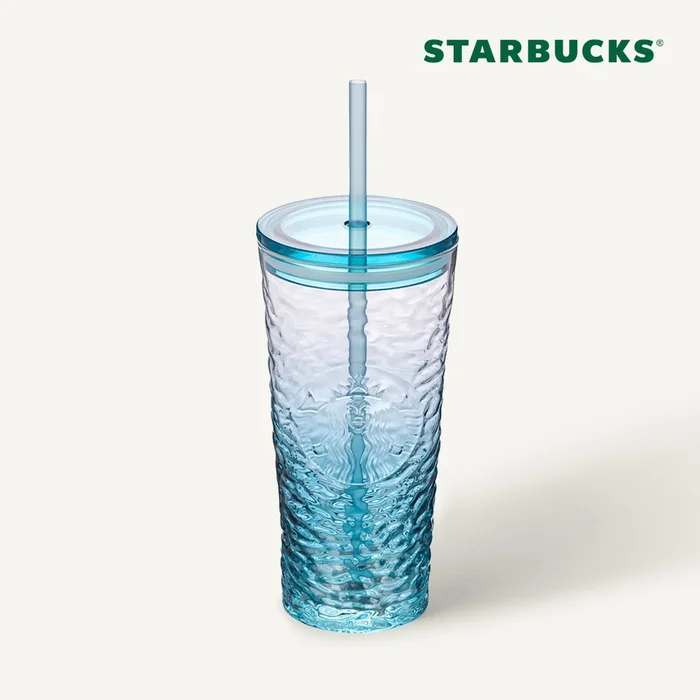 Starbukcs Korea – 23 Summer Water Drop Glass Cold Cup 510ml