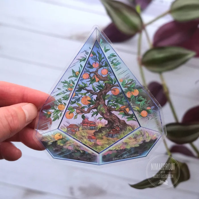 Sticker – Orange Tree Terrarium