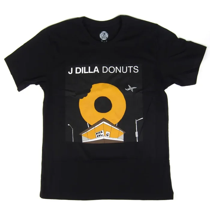 Stones Throw: J. Dilla Donuts Shirt (Illustrated Version) – Black