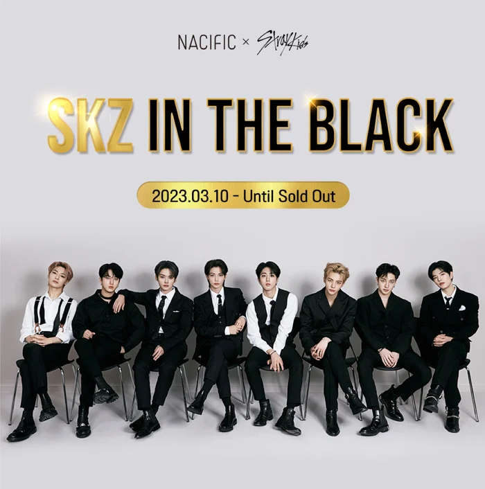 Stray Kids x Nacific – Skz In Black Uyu Cream Set