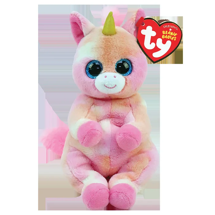 Stuffed Animal – Beanie Baby Skylar Pink Unicorn 8″