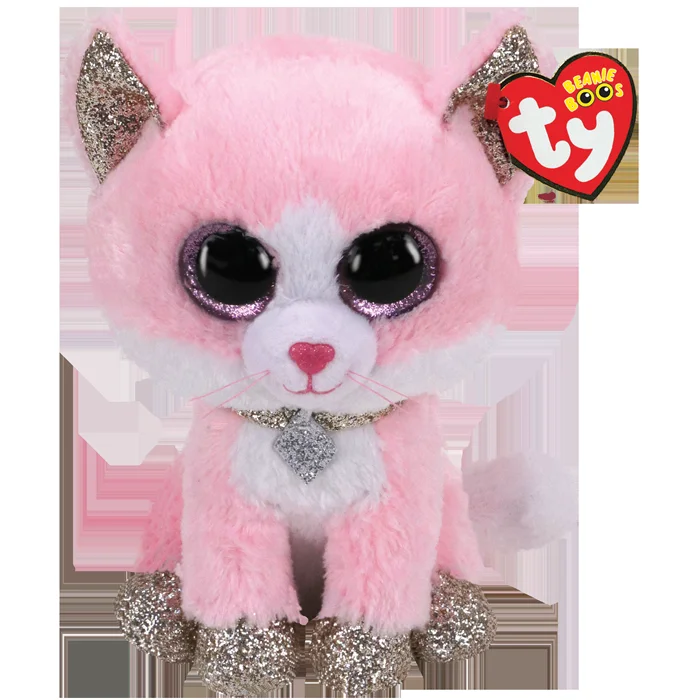 Stuffed Animal – Beanie Boo Fiona Pink Cat 6″