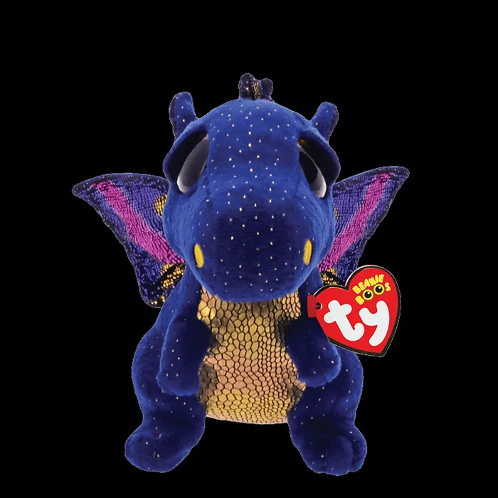 Stuffed Animal – Beanie Boo Saffire Blue Dragon 13″