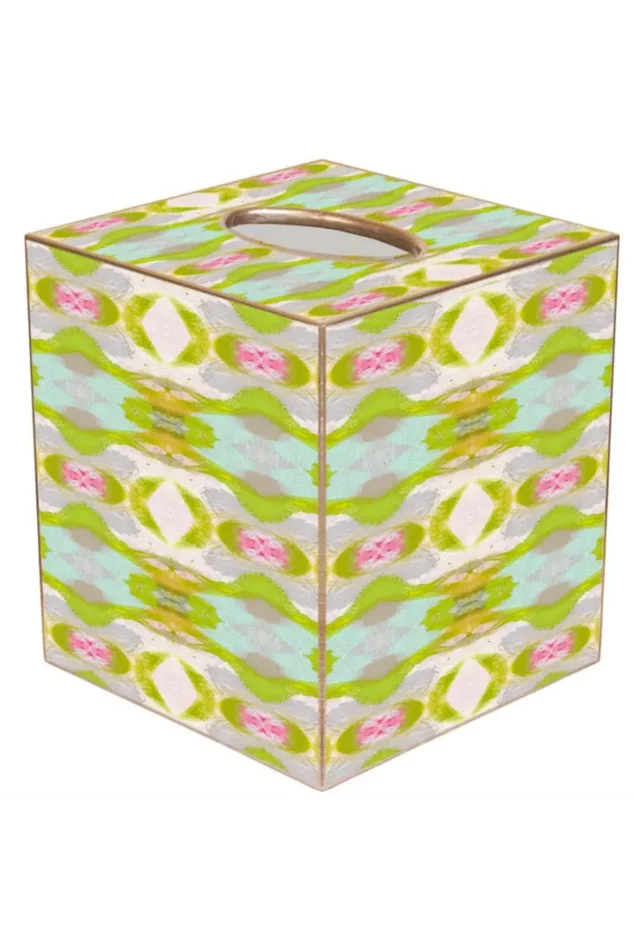 SWEET PEA TISSUE BOX COVER
