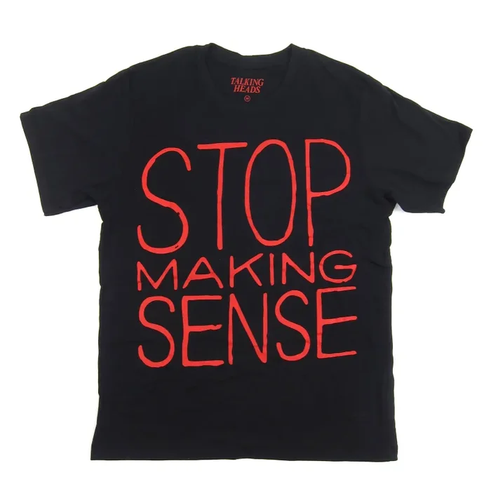 Talking Heads: Stop Making Sense Shirt – Black