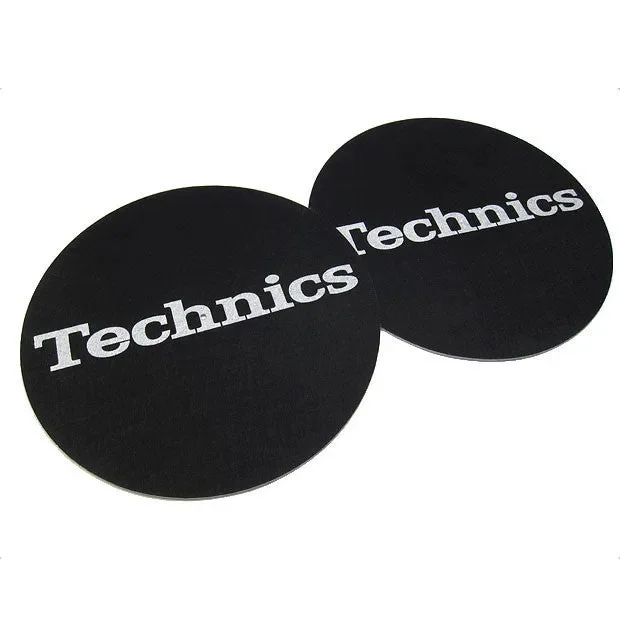 Technics: Slipmats – Black / Silver (Pair)