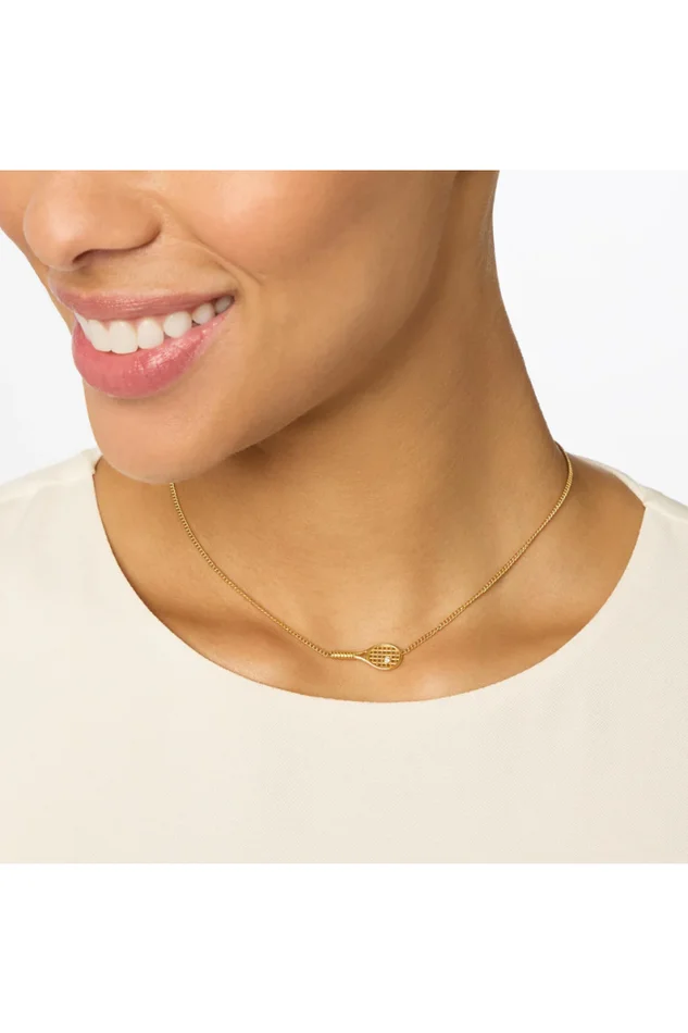 Tennis Racquet Delicate Necklace