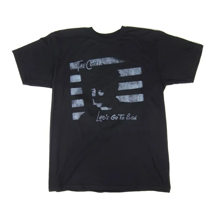 The Cure: Let’s Go To Bed Shirt – Black
