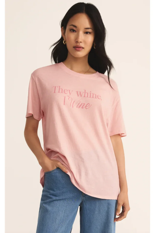 THEY WHINE, I WINE BOYFRIEND MOM TEE