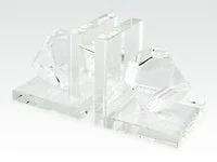 Tizo Design Crystal Pair Of Bookends