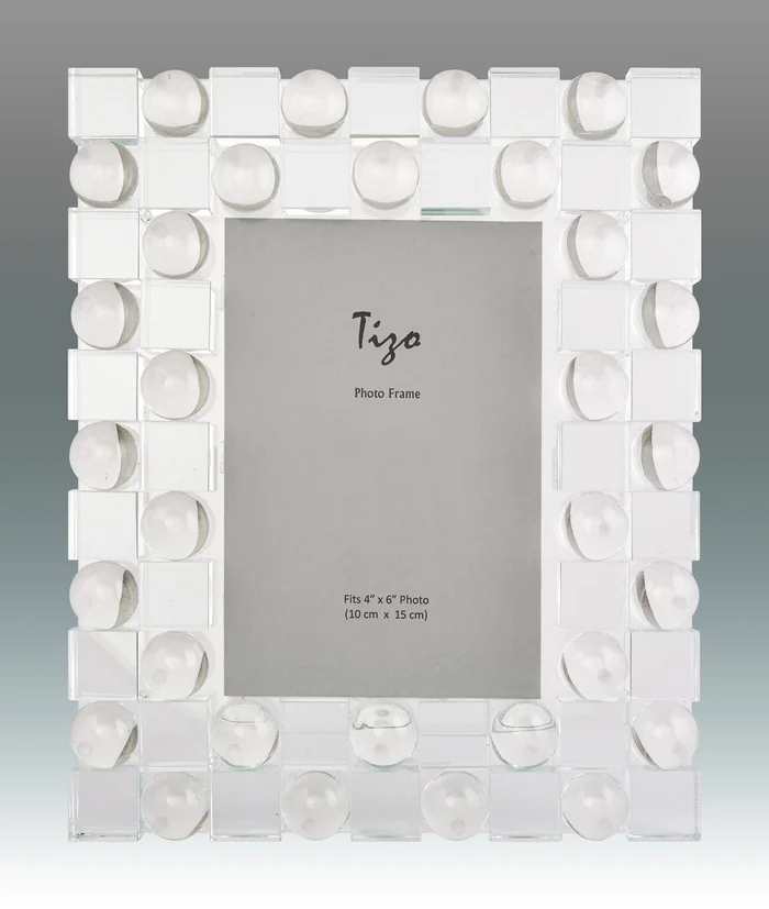 Tizo Design Crystal Sphere In Square Frame, 4*6