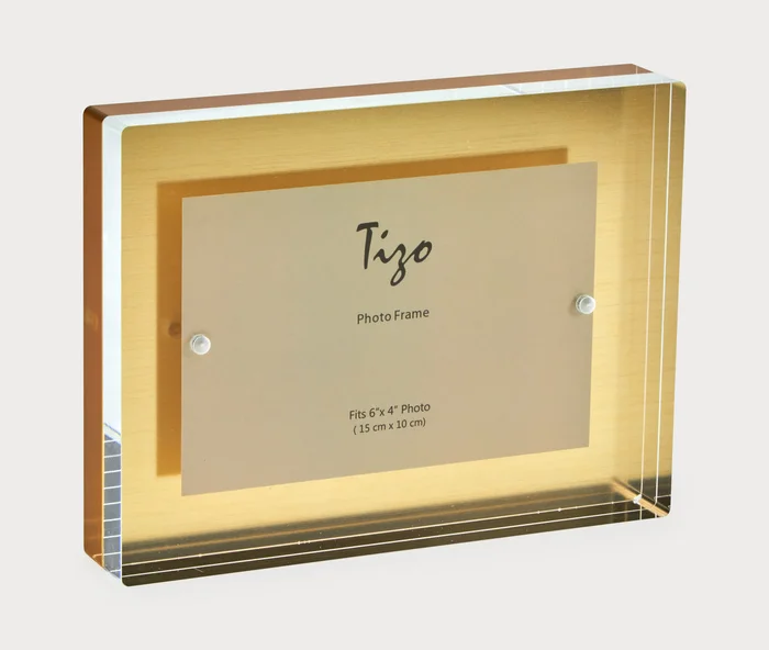 Tizo Design Lucite Gold Frame, 4*6