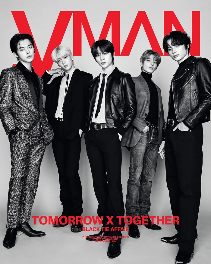 Tomorrow x Together (TXT) Vman Magazine Cover – Vman 50 Black Tie Affair