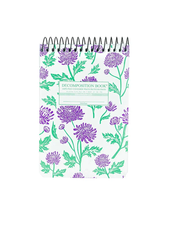 Top-bound Pocket Decomposition Book- Chrysanthemums