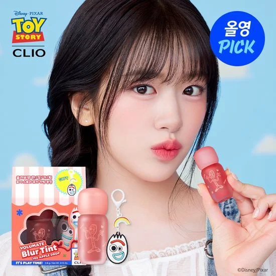 [TOY STORY Edition] CLIO VOLUMATE BLUR GLOSS TINT (+Keyring)