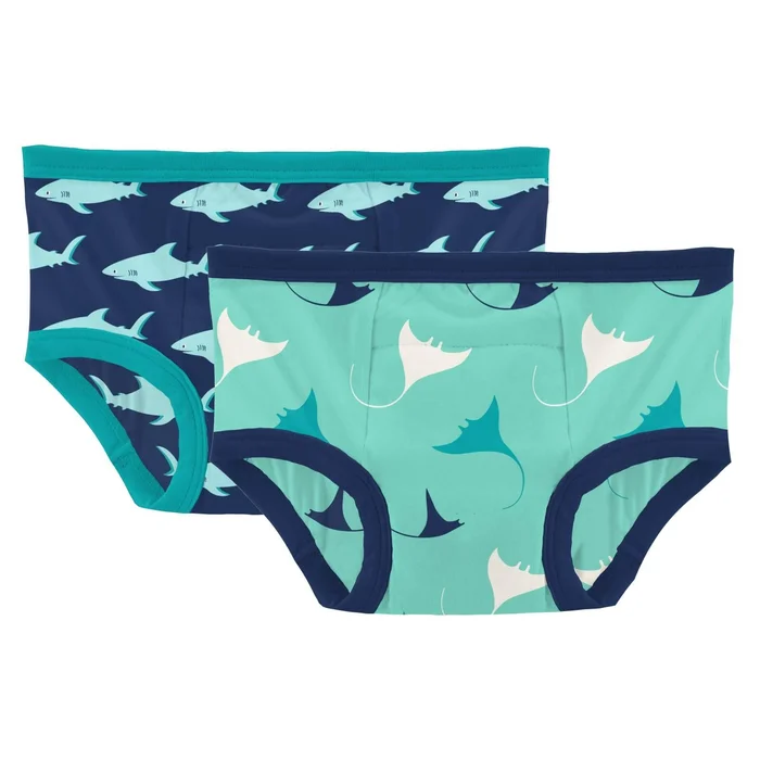 Training Pants Set – Flag Blue Shark + Glass Manta Ray