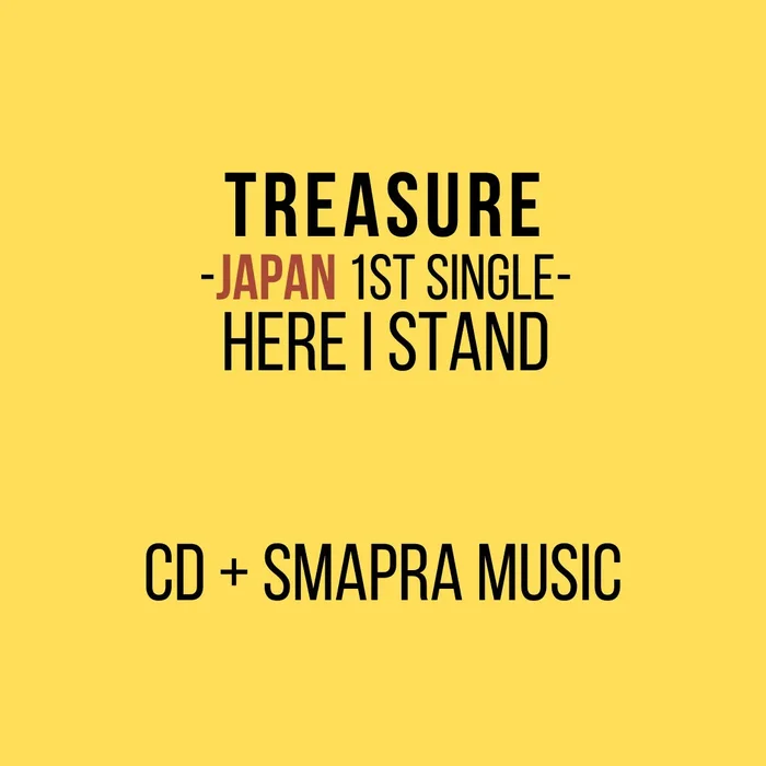 TREASURE – Here I Stand Japan 1st Single Album