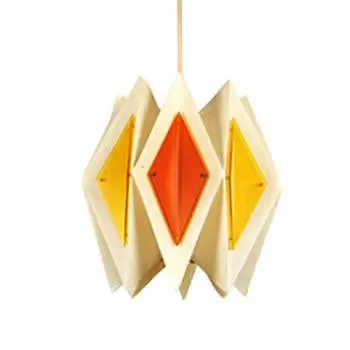 Triangles Hanging Pendant – Orange & Yellow