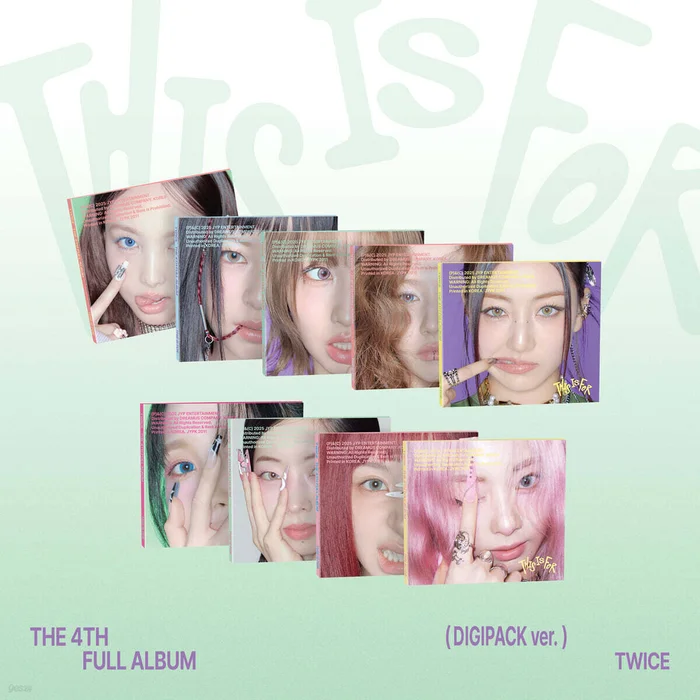 TWICE – 4th Full Album THIS IS FOR (DIGIPACK Ver.) (Random Ver.)