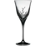 Varga Crystal Coral Wine Glass