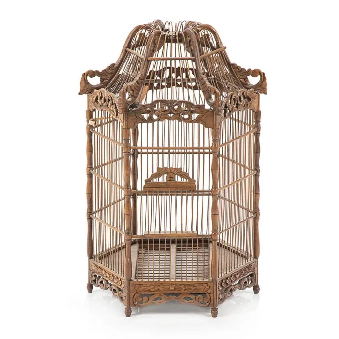 Victorian Wood Birdcage