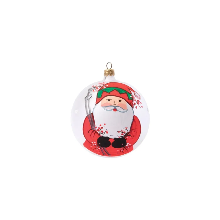 Vietri Old St. Nick Golfing Ornament