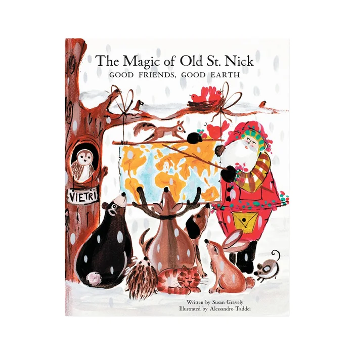 Vietri Old St. Nick The Magic Of Old St. Nick: Good Friends, Good Earth Children’S Book