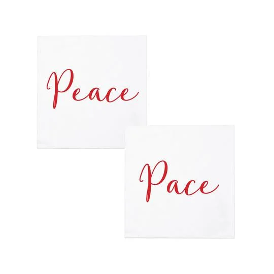 Vietri Papersoft Peace/Pace Cocktail Napkins
