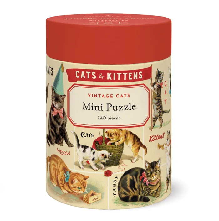 Vintage Cats Mini Puzzle