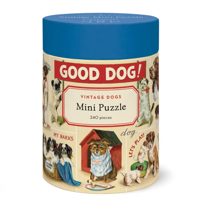 Vintage Dogs Mini Puzzle