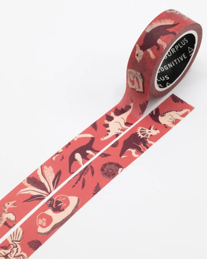 Washi Tape – Retro Dinosaur