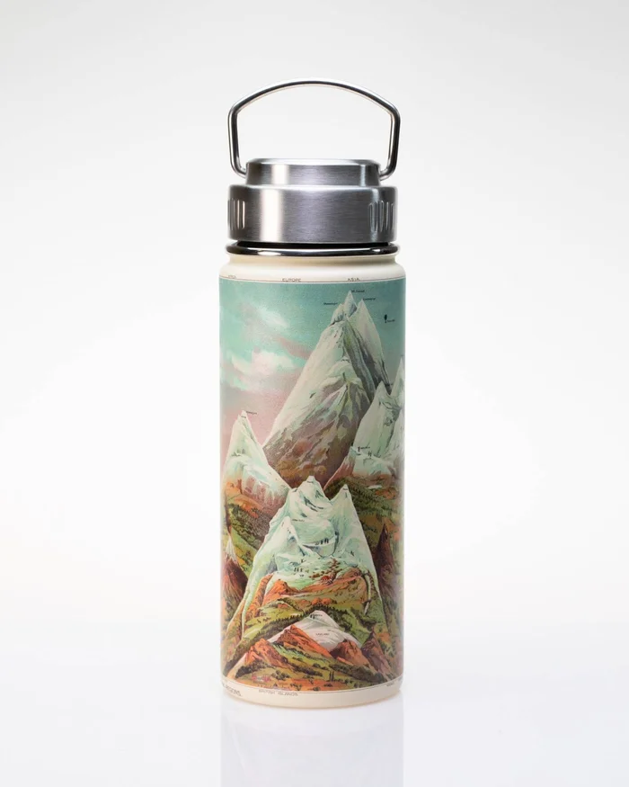Water Bottle (Stainless Steel) – Mountain Regions 18oz