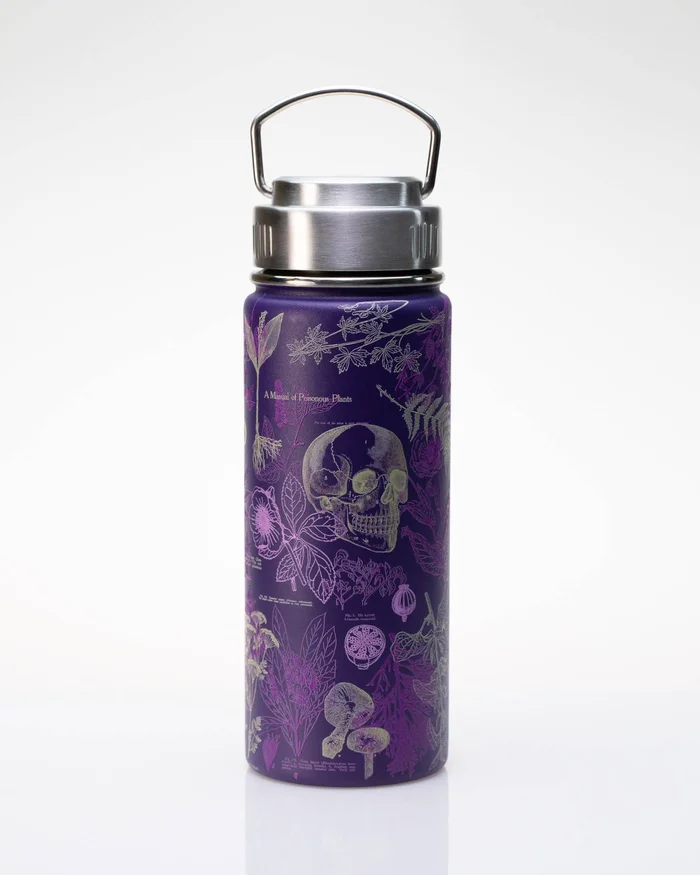 Water Bottle (Stainless Steel) – Poisonous Plants 18oz