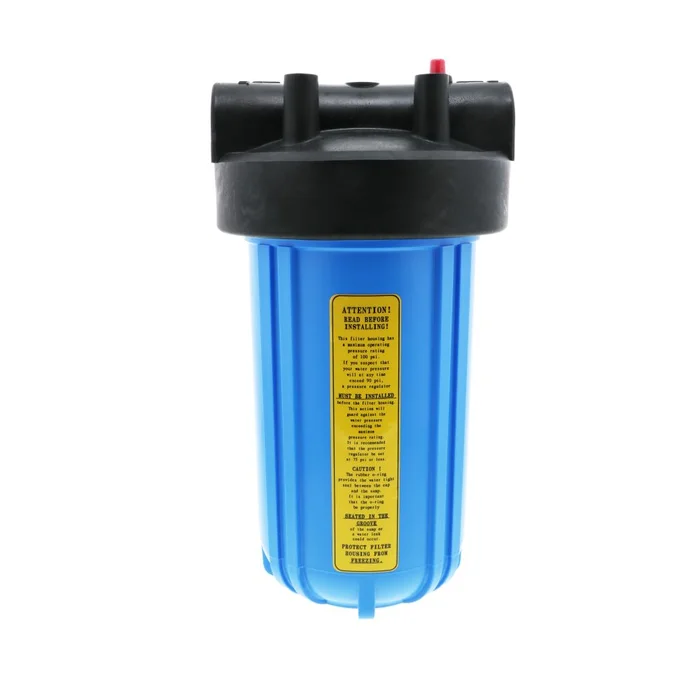 Watts Flowmatic 10″ Full Flow Water Filter Housing Black/White W/ PR – 3/4″ FPT