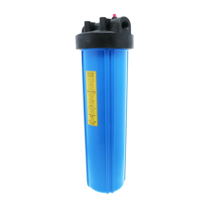 Watts Flowmatic 20″ Full Flow Water Filter Housing Black/Blue W/ PR