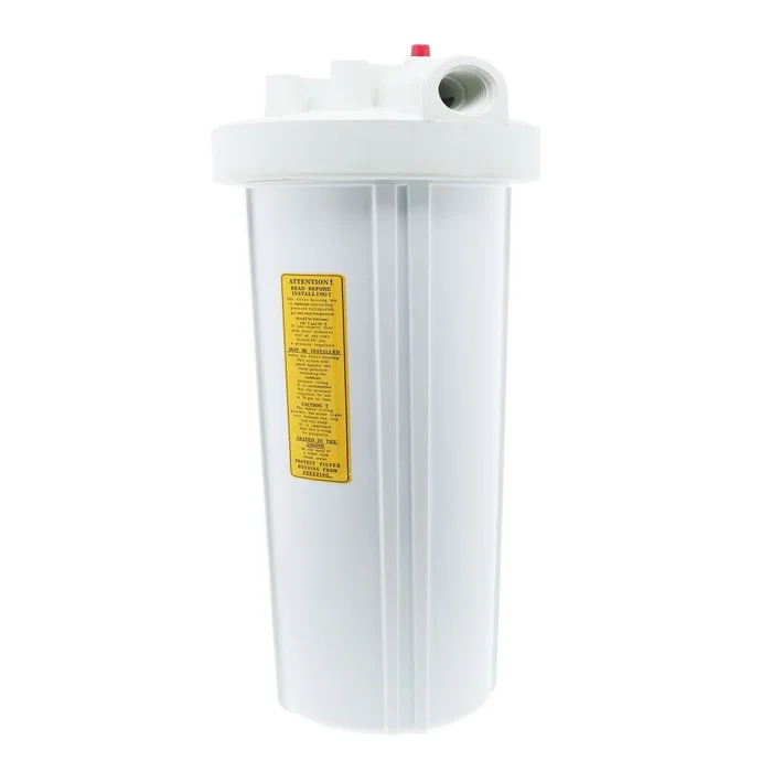 Watts Flowmatic 20″ Full Flow Water Filter Housing White/White w/ PR