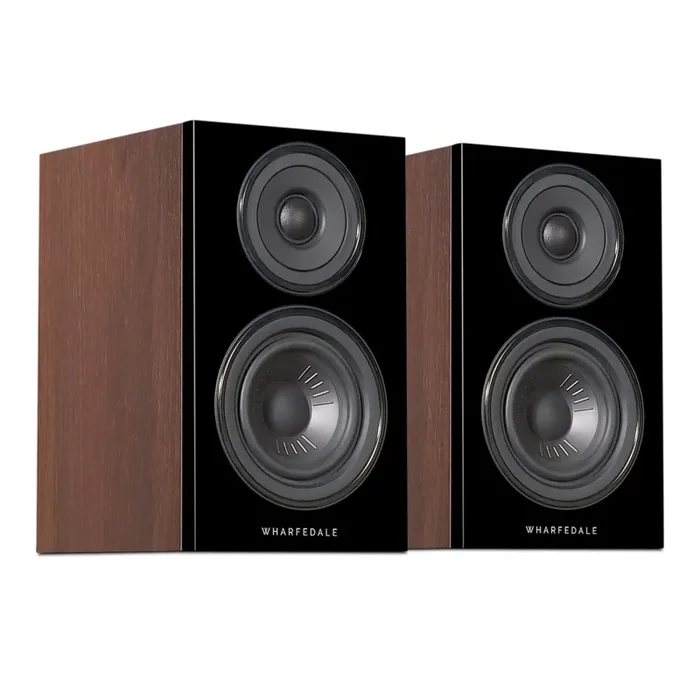 Wharfedale: Diamond 12.1 Bookshelf Speakers (Pair) – Walnut Pearl