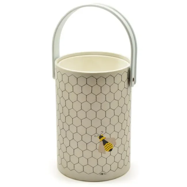 White Bumble Bee Ice Bucket (No Lid)