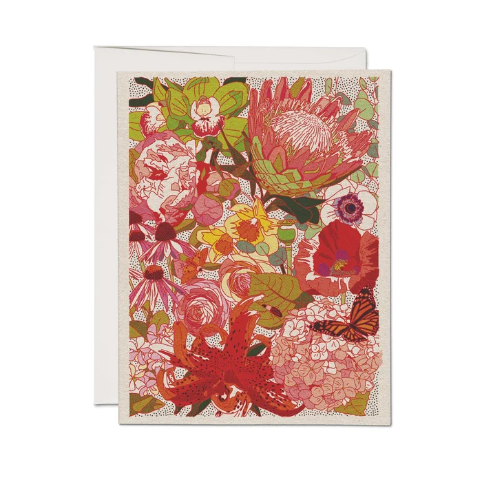 Wild Florals greeting card