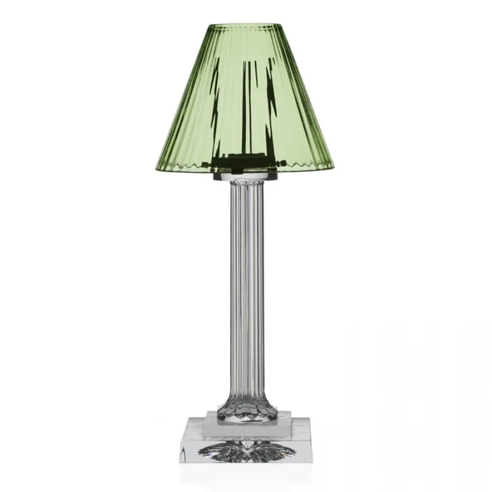 William Yeoward Crystal Carmen Green 16″ Candle Lamp